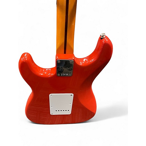 Used Squier Classic Vibe 1950S Stratocaster Fiesta Red Solid Body Electric Guitar