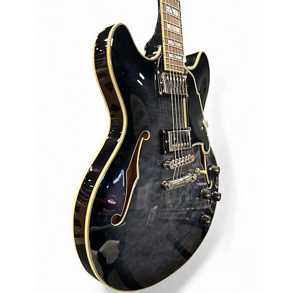 Used D'Angelico EXCEL DC Black Hollow Body Electric Guitar