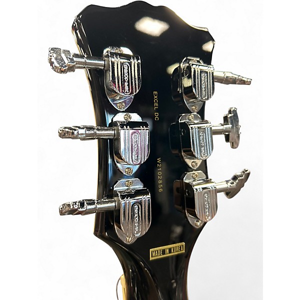 Used D'Angelico EXCEL DC Black Hollow Body Electric Guitar