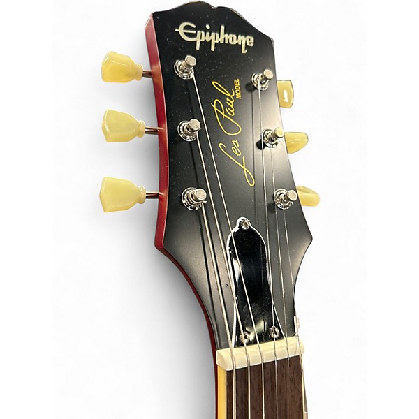 Used Epiphone Les Paul Standard 1950s Vintage Sunburst Solid Body Electric Guitar