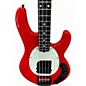 Used Ernie Ball Music Man CUMMERFORD BASS Candy Apple Red Electric Bass Guitar