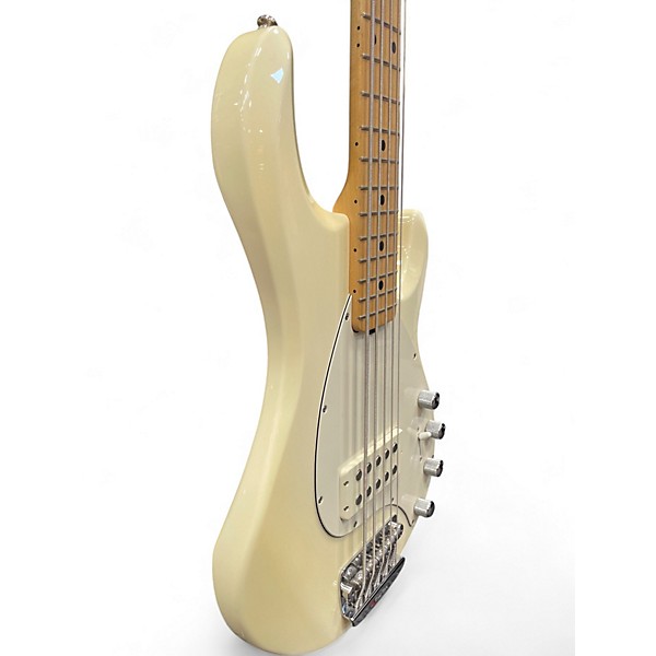 Used Ernie Ball Music Man Stingray 5 H Cream Electric Bass Guitar