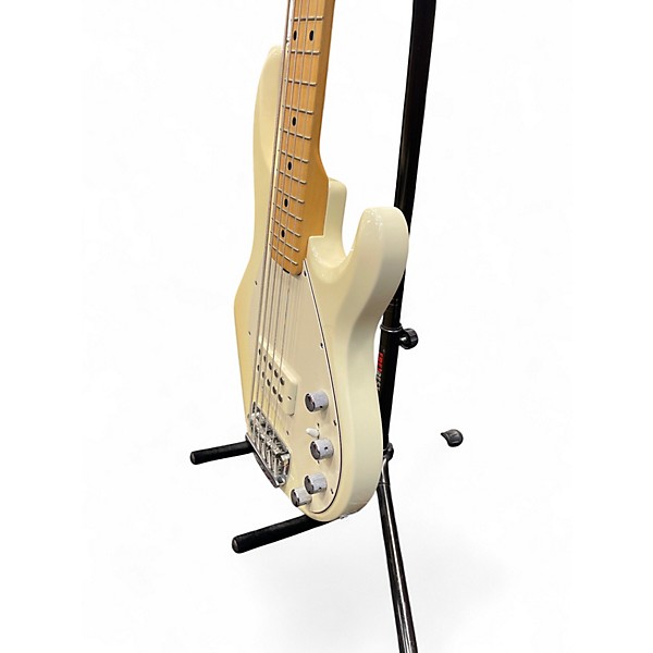 Used Ernie Ball Music Man Stingray 5 H Cream Electric Bass Guitar