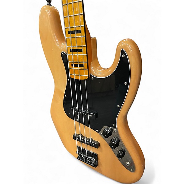 Used Squier Classic Vibe 70s Jazz Bass Butterscotch Blonde Electric Bass Guitar
