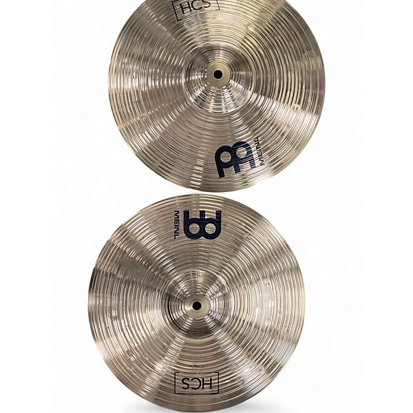 Used MEINL 13in HCS Hi Hat Pair Cymbal