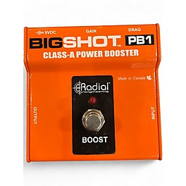 Used Radial Engineering Bigshot PB1 Power Booster Effect Pedal