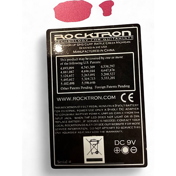Used Rocktron ZOMBIE RECTEFIED DISTORTION Effect Pedal