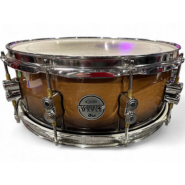 Used PDP by DW 14X5.5 Concept Series Snare CHARCOAL BURST LAQUER Drum