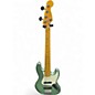 Used Fender AMERICAN PROFESSIONAL II JAZZ V Sage Metallic Electric Bass Guitar thumbnail