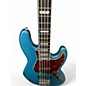 Used Fender American Elite Jazz Bass 5 String Ocean Turquoise Electric Bass Guitar