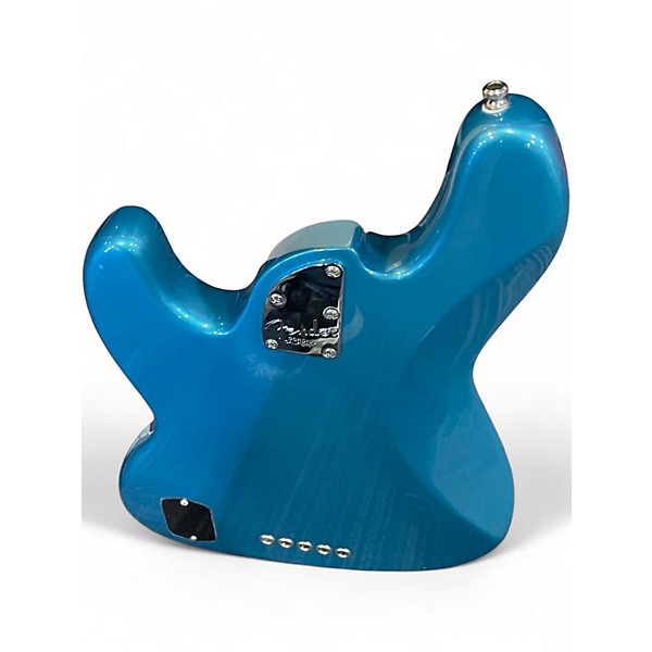 Used Fender American Elite Jazz Bass 5 String Ocean Turquoise Electric Bass Guitar