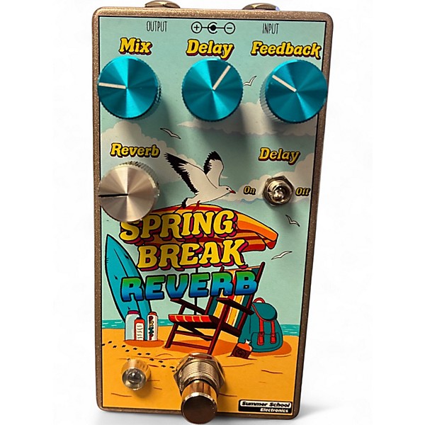 Used Summer School Electronics Spring Break Reverb Effect Pedal
