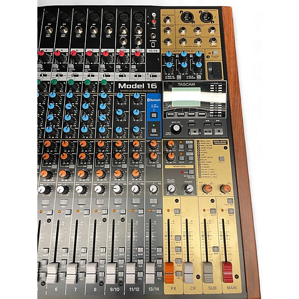 Used TASCAM MODEL 16 Powered Mixer