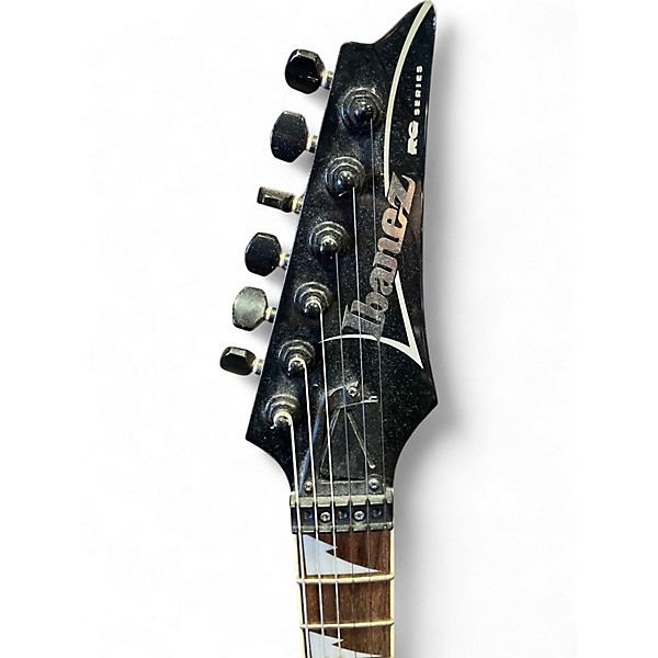 Used Ibanez RG370DXZ Black Solid Body Electric Guitar