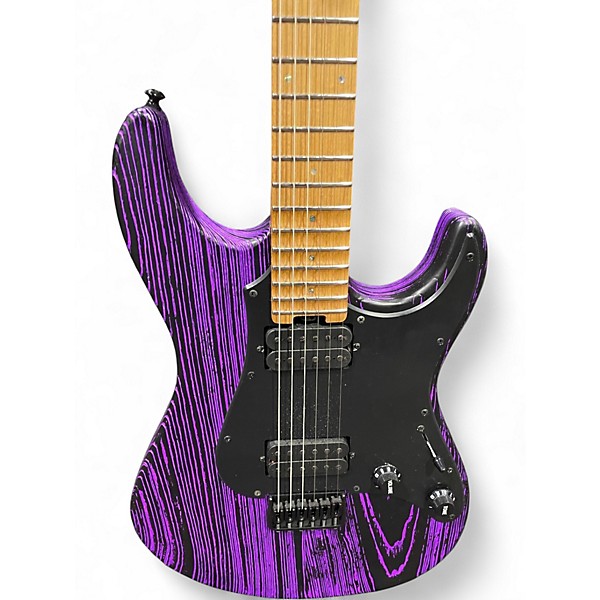 Used ESP LTD SN 1000 Purple Sand Blasted Solid Body Electric Guitar