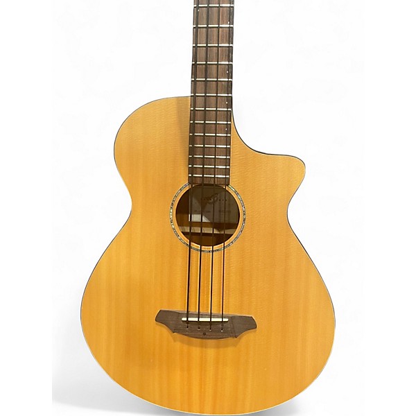 Used Breedlove ABJ250/SM4 Natural Acoustic Bass Guitar
