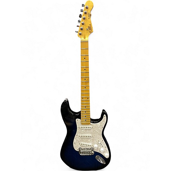 Used G&L S500 Blue Solid Body Electric Guitar