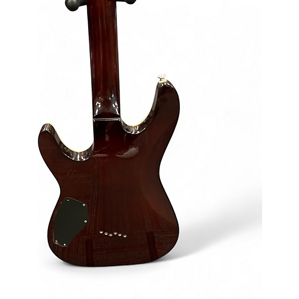 Used Schecter Guitar Research C1 Plus Tobacco Burst Solid Body Electric Guitar