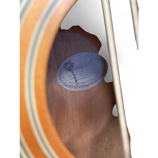 Vintage 1991 Guild D4 Natural Acoustic Electric Guitar