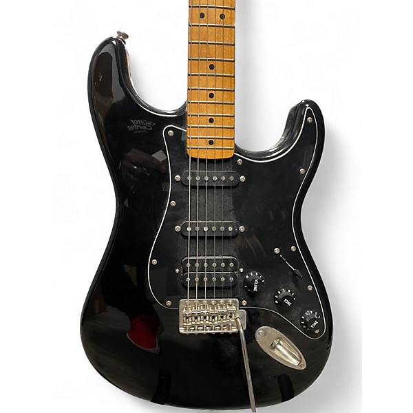 Used Squier Classic Vibe Stratocaster Black Solid Body Electric Guitar