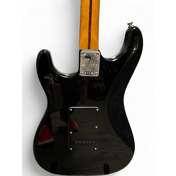 Used Squier Classic Vibe Stratocaster Black Solid Body Electric Guitar