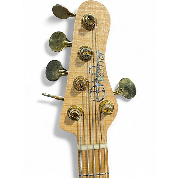 Used Warrior Bella Turquoise Electric Bass Guitar