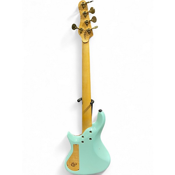 Used Warrior Bella Turquoise Electric Bass Guitar