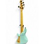 Used Warrior Bella Turquoise Electric Bass Guitar