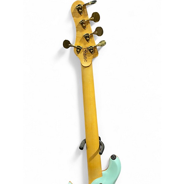 Used Warrior Bella Turquoise Electric Bass Guitar