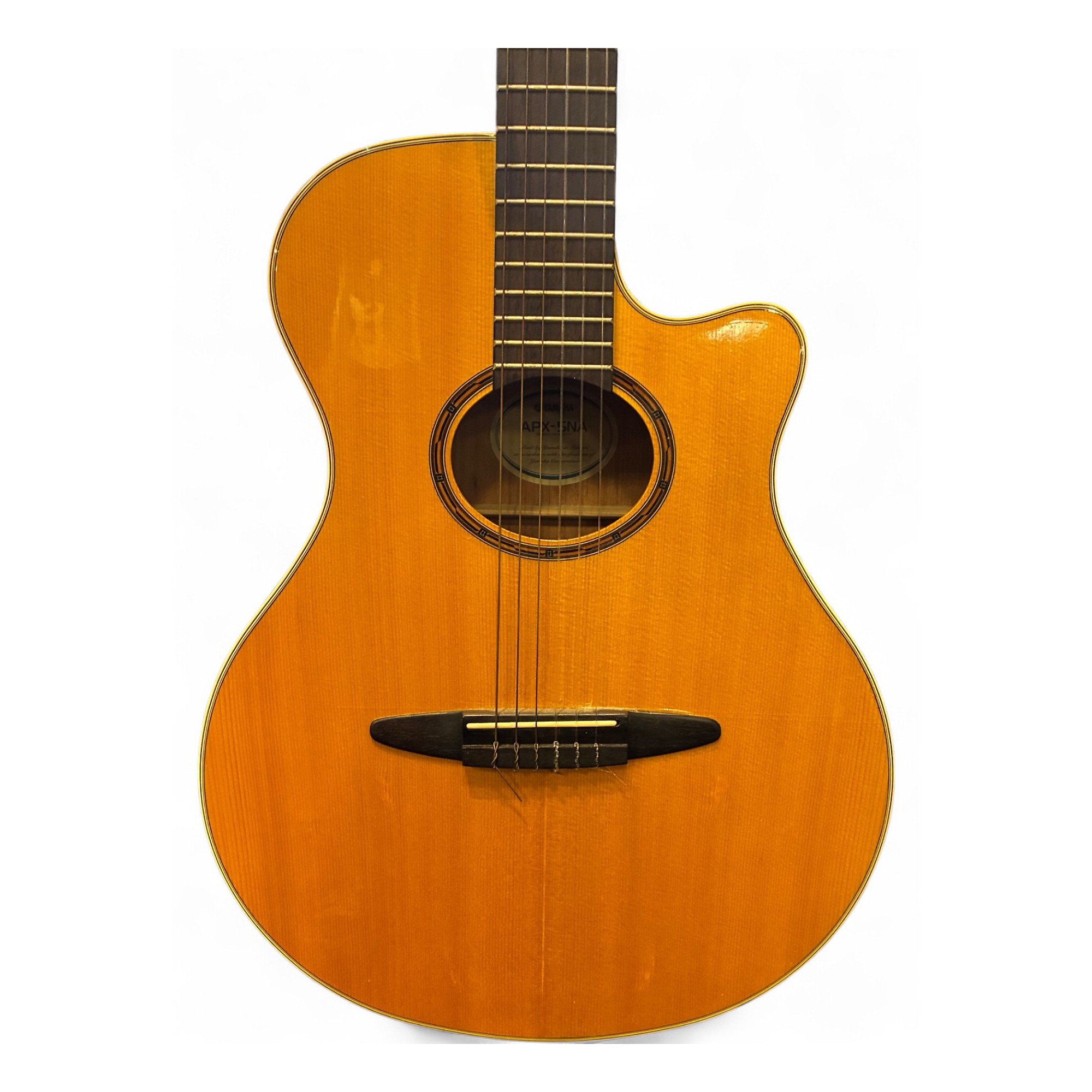 【美品】yamaha apx 5NA 細いネックで弾きやすいエレガット Used Yamaha Apx 5na Natural Acoustic Electric Guitar Natural
