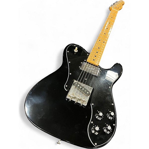 Used Fender Telecaster Custom Black Solid Body Electric Guitar