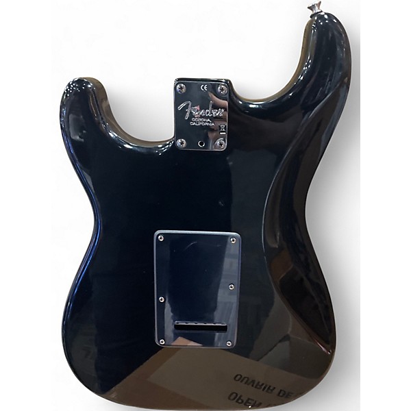 Used 2007 Fender American Standard Stratocaster Black Solid Body Electric Guitar
