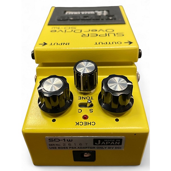 Used BOSS SD1W Super Overdrive Waza Craft Effect Pedal