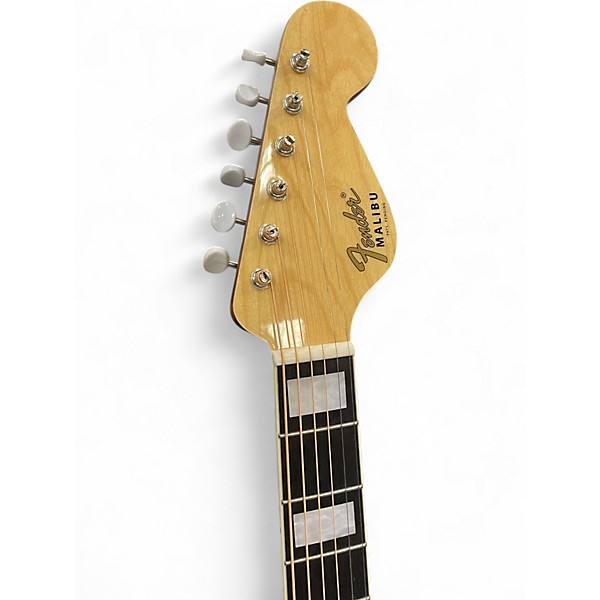 Used Fender Malibu Vintage Aged Natural Acoustic Electric Guitar