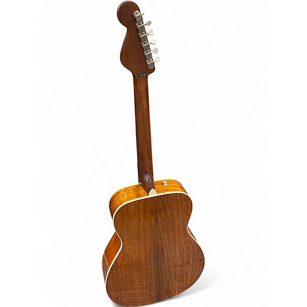 Used Fender Malibu Vintage Aged Natural Acoustic Electric Guitar