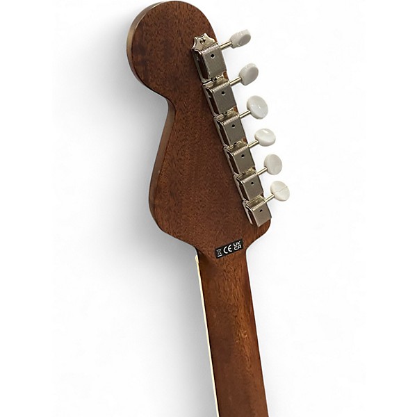 Used Fender Malibu Vintage Aged Natural Acoustic Electric Guitar