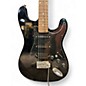 Used Memphis Strat Copy Black Solid Body Electric Guitar