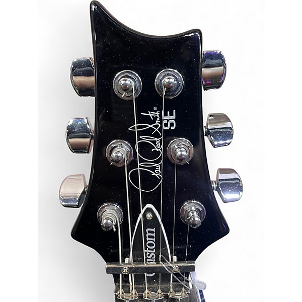 Used PRS SE FLOYD CUSTOM TRANS BLACK Solid Body Electric Guitar