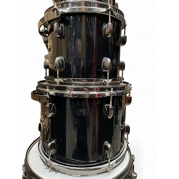 Used 2000s Gretsch Drums 6 Piece Catalina Club Series Black Drum Kit