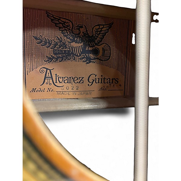 Used Alvarez 5022 Natural Acoustic Guitar