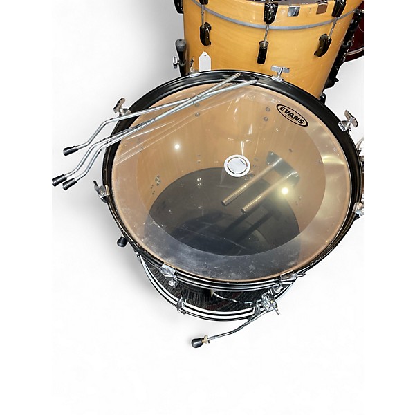 Used Ludwig 5 Piece Accent Black Drum Kit