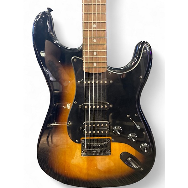 Used Squier Bullet Stratocaster 3 Color Sunburst Solid Body Electric Guitar