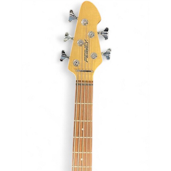 Used Peavey MILESTONE V Wine Red Electric Bass Guitar