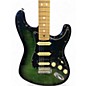 Used Fender Player Stratocaster HSS Plus Top Limited Edition Green Burst Solid Body Electric Guitar