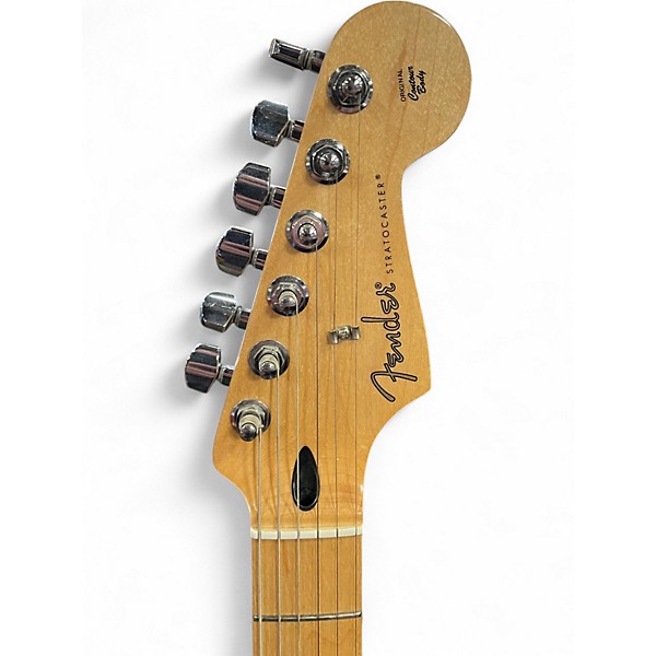 Used Fender Player Stratocaster HSS Plus Top Limited Edition Green Burst Solid Body Electric Guitar