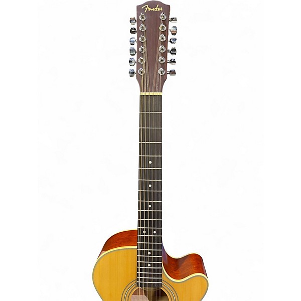 Used Fender JG12CE/12 Natural 12 String Acoustic Electric Guitar
