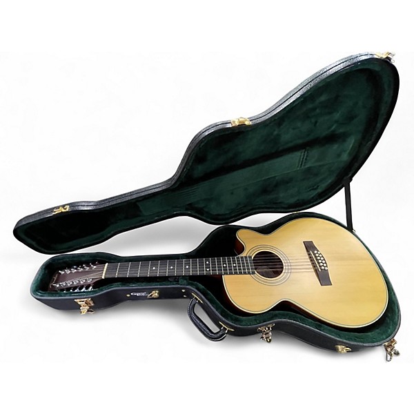 Used Fender JG12CE/12 Natural 12 String Acoustic Electric Guitar