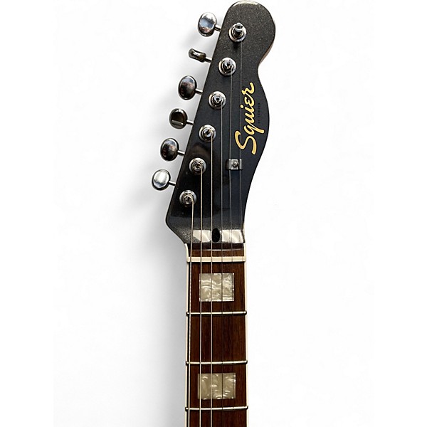 Used 2025 Squier Paranormal JAZZMASTER Black Solid Body Electric Guitar