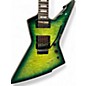 Used Schecter Guitar Research E-1 FRS Green Burst Solid Body Electric Guitar