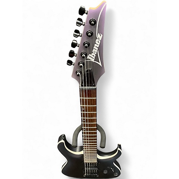 Used Ibanez RGMS7 Black Solid Body Electric Guitar